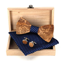 Ensemble Nœud Papillon en Bois