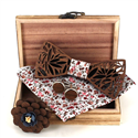 Ensemble Nœud Papillon en Bois
