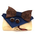 Ensemble Nœud Papillon en Bois