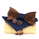 Ensemble Nœud Papillon en Bois