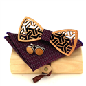 Ensemble Nœud Papillon en Bois