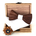 Ensemble Nœud Papillon en Bois