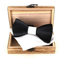 Ensemble Nœud Papillon en Bois