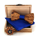 Ensemble Nœud Papillon en Bois