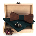Ensemble Nœud Papillon en Bois