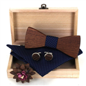 Ensemble Nœud Papillon en Bois